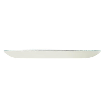 Porcelain Coupe Plate 16.5cm | Churchill Raku Topaz Blue Evolve | Pack of 12 2