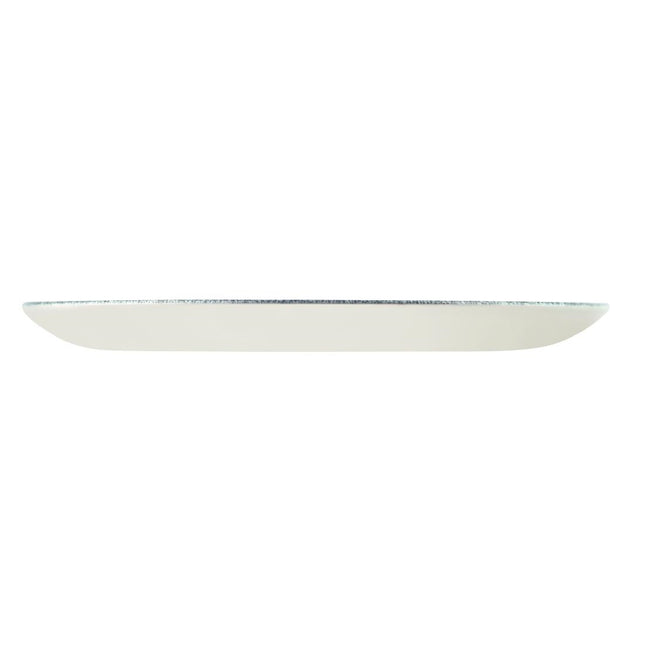 Porcelain Coupe Plate 16.5cm | Churchill Raku Topaz Blue Evolve | Pack of 12 2