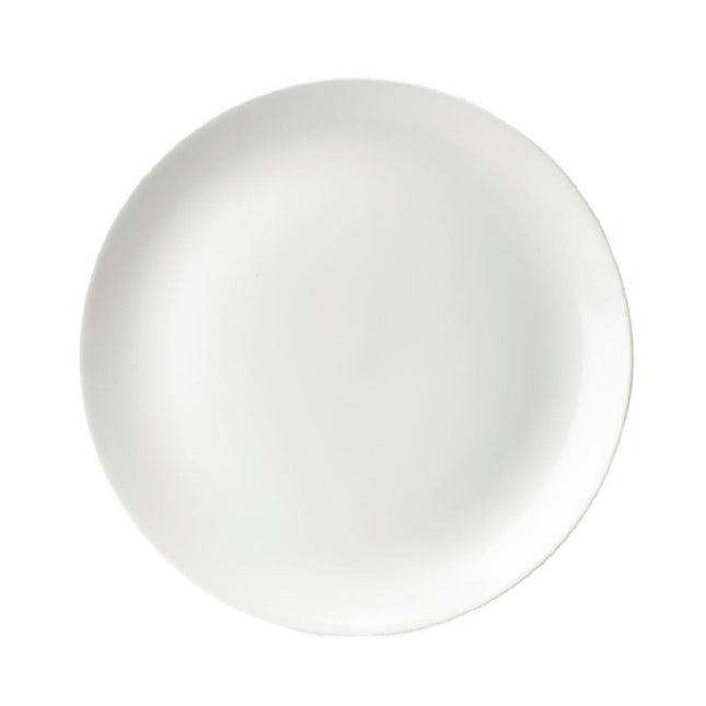 White Evolve Coupe Plate 22cm | Churchill | 12 Pieces