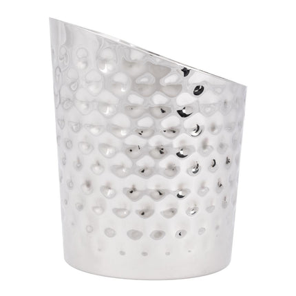 Hammered Stainless Steel Chip Cup | Olympia | 480ml 2