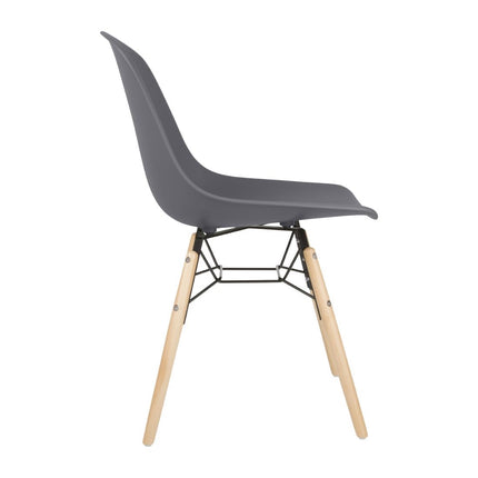 Arlo Dark Grey Chairs | Bolero | Set of 2 2