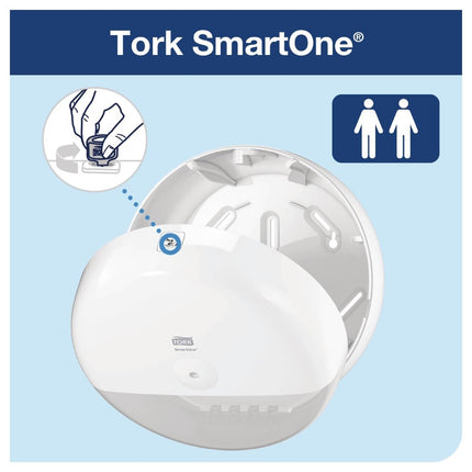 SmartOne Toilet Paper Dispenser | Tork 2