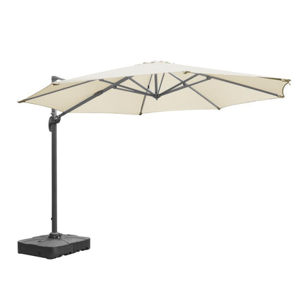 Heavy Duty Water-Fillable Parasol Base with Wheels | Bolero | 100 kg Filled 5