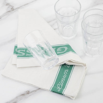Half-Linen Glass Cloth | Vogue | 76 x 51 cm | Green 3