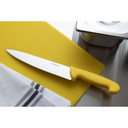 Chef's Knife 21.5cm Yellow Handle | Hygiplas 6