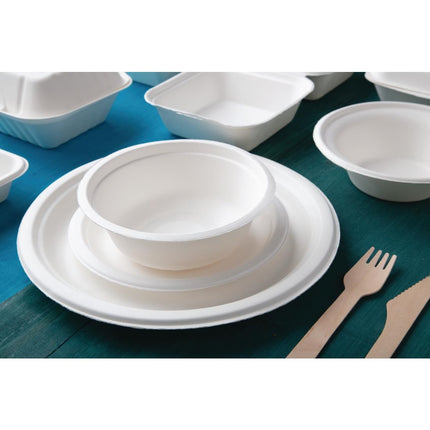 Compostable Bagasse Bowls 300ml | Fiesta | Set of 50 7