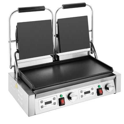 Extra Large Double Flat Plate Contact Grill | Buffalo 5