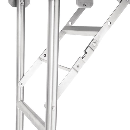 Foldable Stainless Steel Work Table 1220x610x780mm | Vogue 4