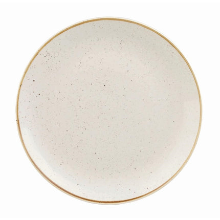 Coupe Plate 21.7cm | Churchill Stonecast Barley White