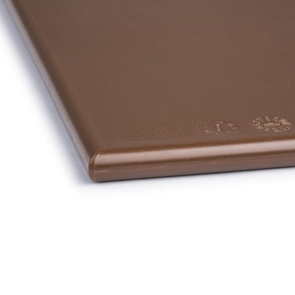 HDPE Cutting Board Brown | Hygiplas | 450x300x12mm 7