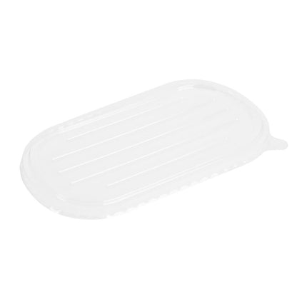 Recyclable PET Lids for Bagasse Oval Containers | Fiesta