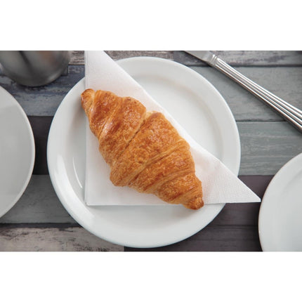 Whiteware Plates with Narrow Rim 18cm | Olympia | Set of 12 2