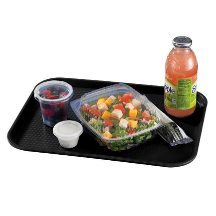 Polypropylene Fast Food Tray Black 41cm | Cambro 9