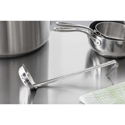 Stainless Steel Serving Ladle with Flat Bottom 11cl | Vogue 7