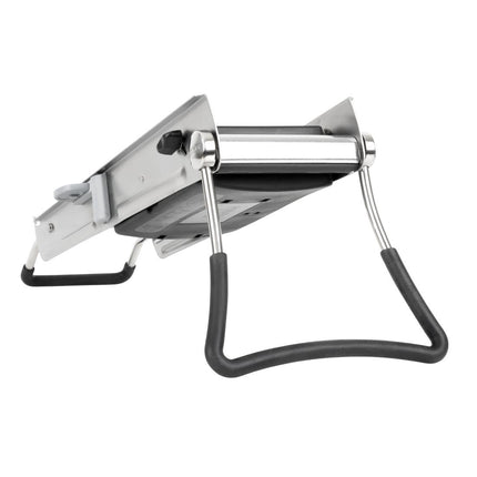 Stainless Steel Mandoline Slicer with Santoku Blade and Julienne Inserts | De Buyer Revolution Master 5