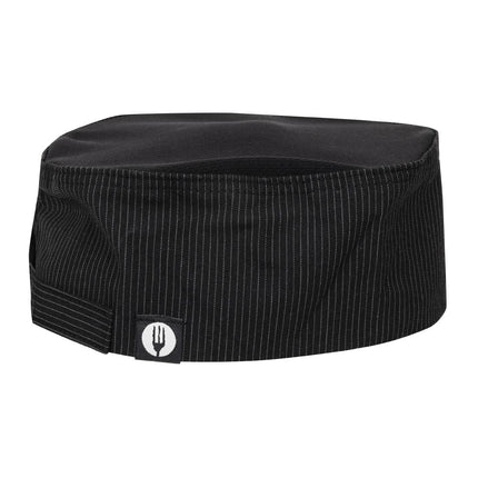 Cool Vent Chalk Stripe Beanie | Chef Works | Lightweight Poly-Cotton 5