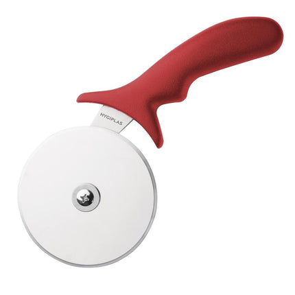 Red Pizza Cutter 10 cm | Hygiplas