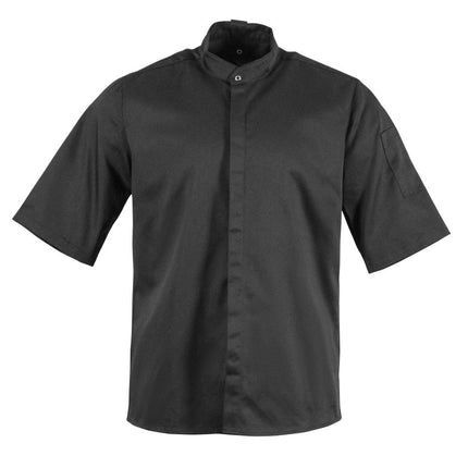 Band Collar Chef's Jacket Black XL | Southside