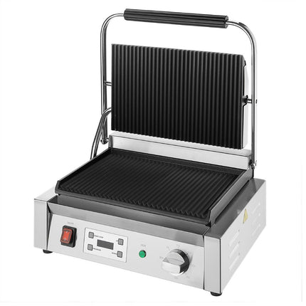 Extra Large Contact Grill Ribbed Plates | Buffalo 4