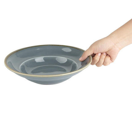 Kiln Pasta Bowls Ocean Blue 25cm | Olympia 4
