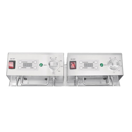 Twin Tank Countertop Fryer 2x5L with Timers | Buffalo | 2x2.8kW 4