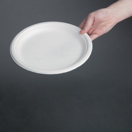 Compostable Bagasse Plates 26cm | Fiesta 4