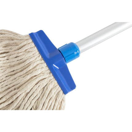 Blue Stay-Flat Kentucky Cotton Mop | SYR 7