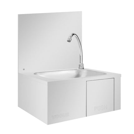 Hands-Free Knee-Operated Stainless Steel Sink | Vogue 3