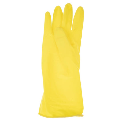 Household Latex Gloves Yellow L | Jantex 4