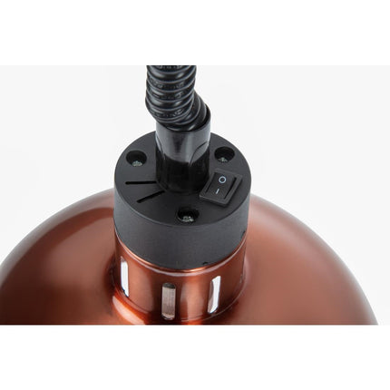 Retractable Dome Heat Lamp with Copper Finish | Buffalo 3