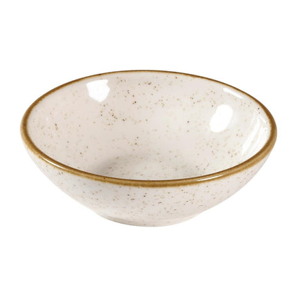 Shallow Bowl Stonecast Barley White with Contrasting Rim | Churchill | 170ml 2