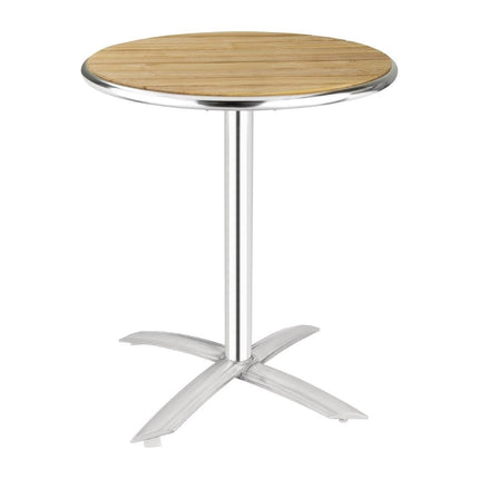 Round Tiltable Ash Wood Table 60cm | Bolero