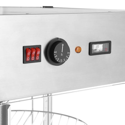 4-Tier Heated Pizza Display | Buffalo 5