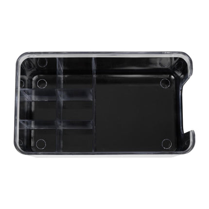Bar Caddy with Multiple Compartments | Olympia Kristallon | Black ABS 8