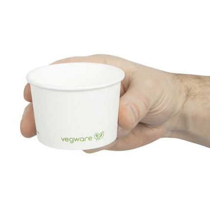 Compostable Hot Food Containers 110 ml | Vegware | Pack of 1000 5