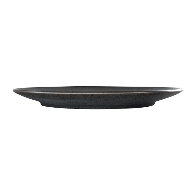Black Round Plates 20.3cm | Olympia Fusion 2