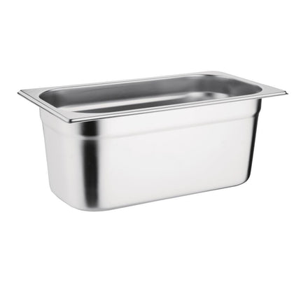 Stainless Steel GN 1/3 Container 100mm | Vogue | 325x176mm