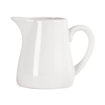 Whiteware Milk Jug with Handle 170ml | Olympia 7