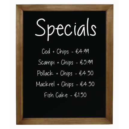 Wall Chalkboard 60x80cm with Wooden Frame | Olympia 7
