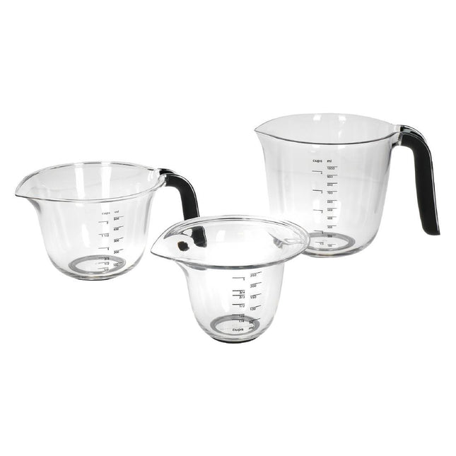 KitchenAid Black Nesting Measuring Cups Set of 3