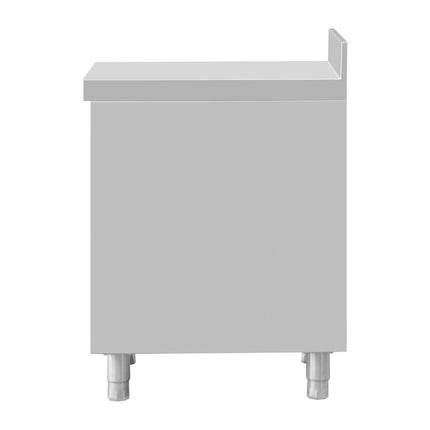 Stainless Steel Workstation with 4 Drawers and 100mm Upstand | Vogue 4