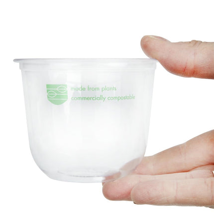 Compostable Round Containers 355ml | Vegware 96 Series 4
