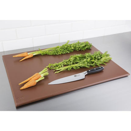 HDPE Cutting Board Brown | Hygiplas | 600x450x12mm 4