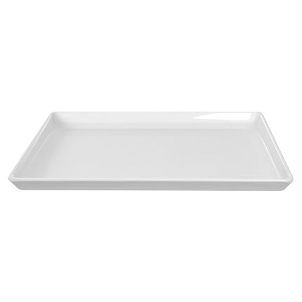 Flat Melamine Platter White GN 1/2 | APS Float 4