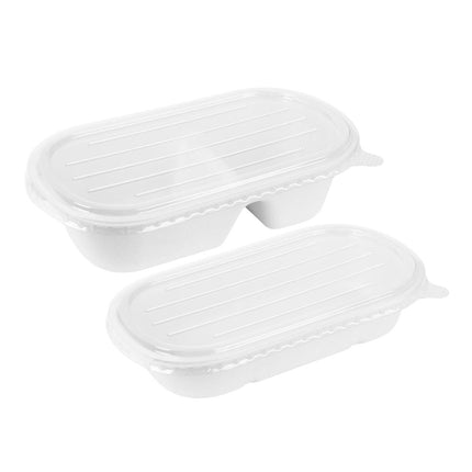 Compostable Bagasse Oval Container 850ml | Fiesta 4