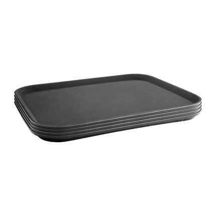 Olympia Kristallon Rectangular Non-Slip Polypropylene Tray 35.6x45.7 cm 4