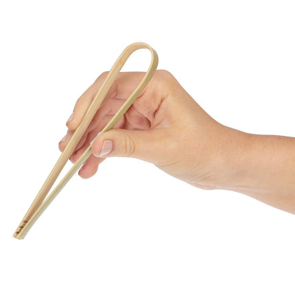 Compostable Bamboo Tongs 16cm | Fiesta | 50 Pieces 4
