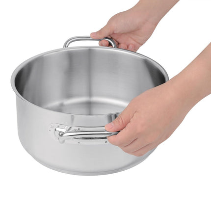 Induction Stainless Steel Cooking Pot 24cm 4.5L | Vogue 2