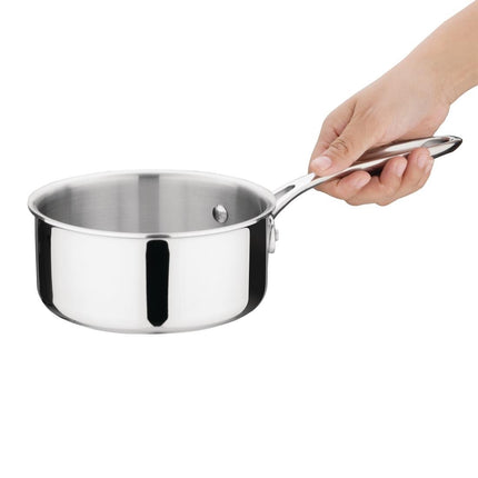 Tri-Wall Stainless Steel & Aluminium Saucepan 14 cm | Vogue 2
