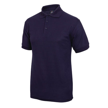 Unisex Durable Polyester/Cotton Piqué Polo Shirt Dark Blue S